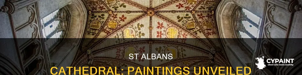 what do the paintings in st albans cathedral show