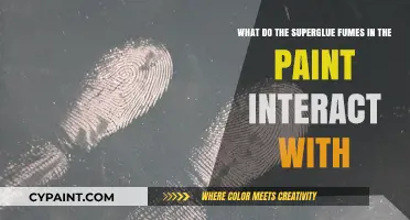 Unveiling the Chemistry: Superglue Fumes and Paint Interactions