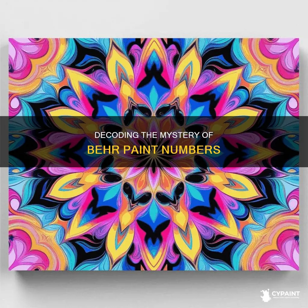 what do the t mean for berh paint numbers