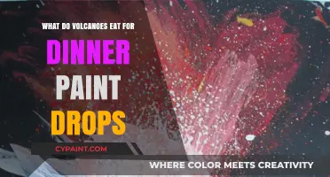 Volcanoes' Dinner: Paint Drops and Earth's Fiery Feast Explained