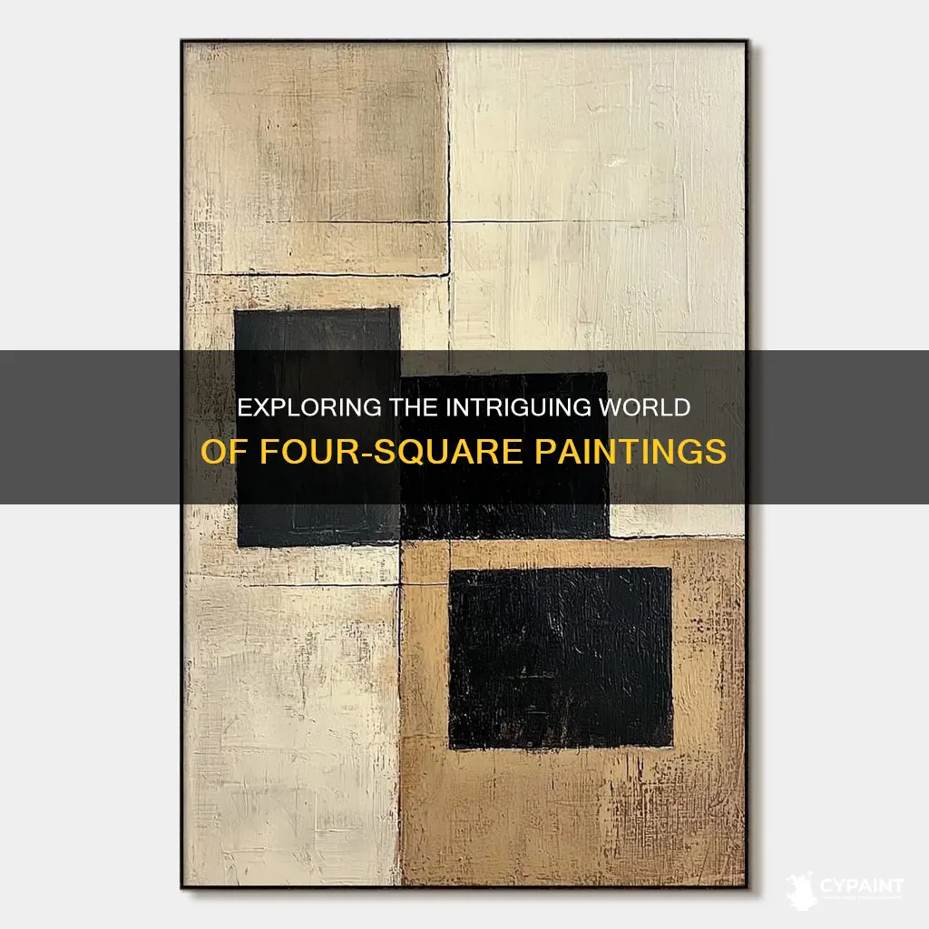 what do you call a painting with four squares