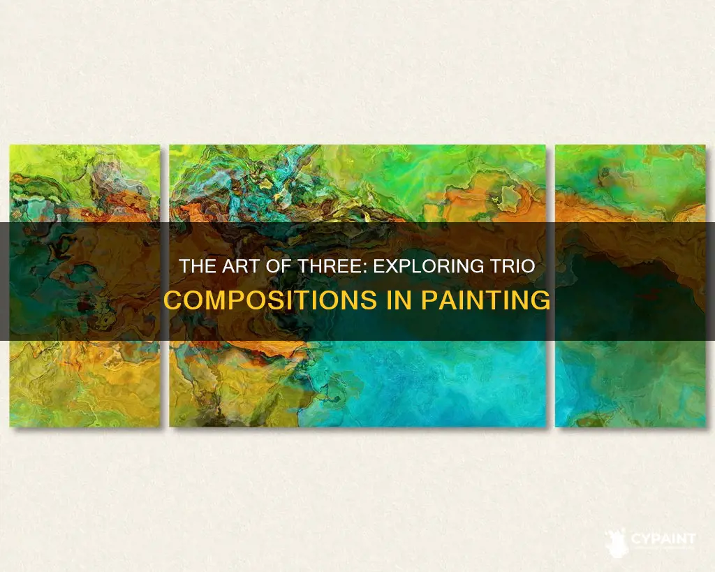 what do you call a painting with three subjects