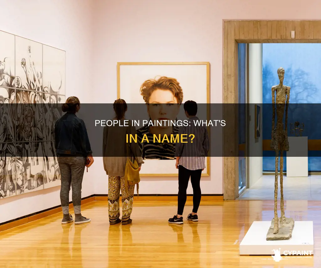 what do you call a person in a painting