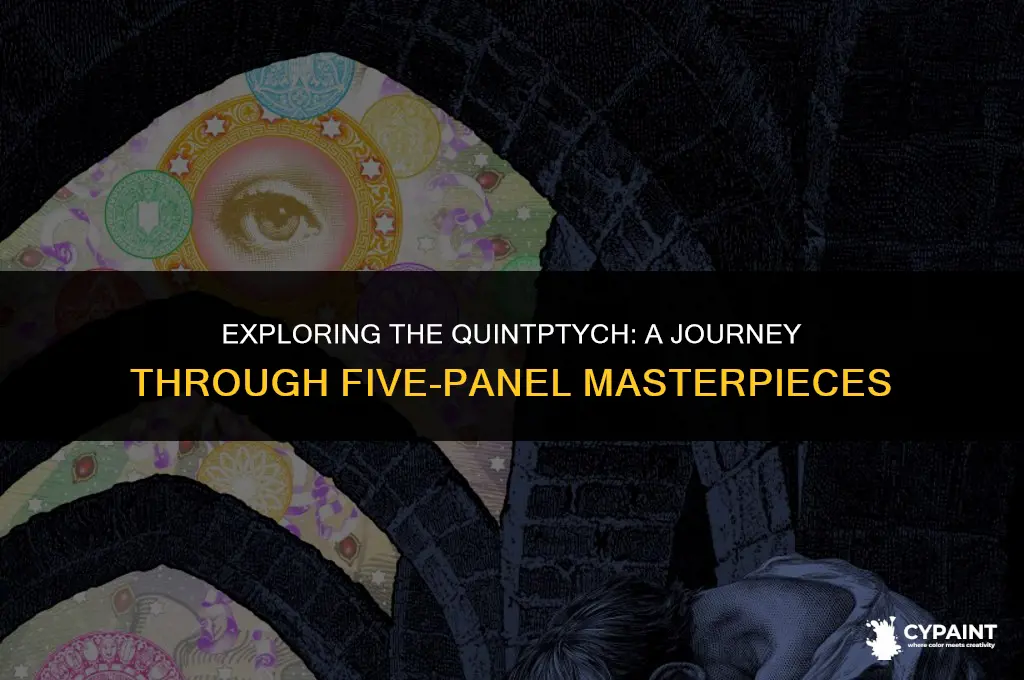 what do you call a polyptych of 5 divided painting