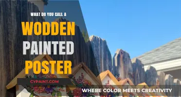 Unveiling the Charm of Hand-Painted Wooden Posters: A Creative Art Form