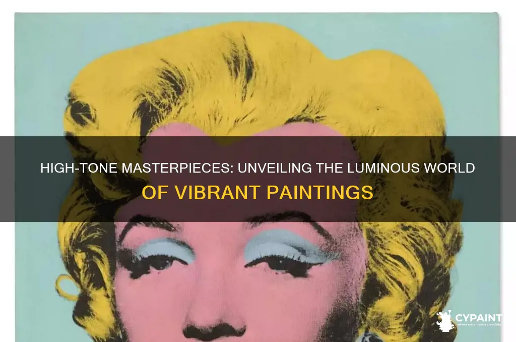 what do you call paintings with high tones