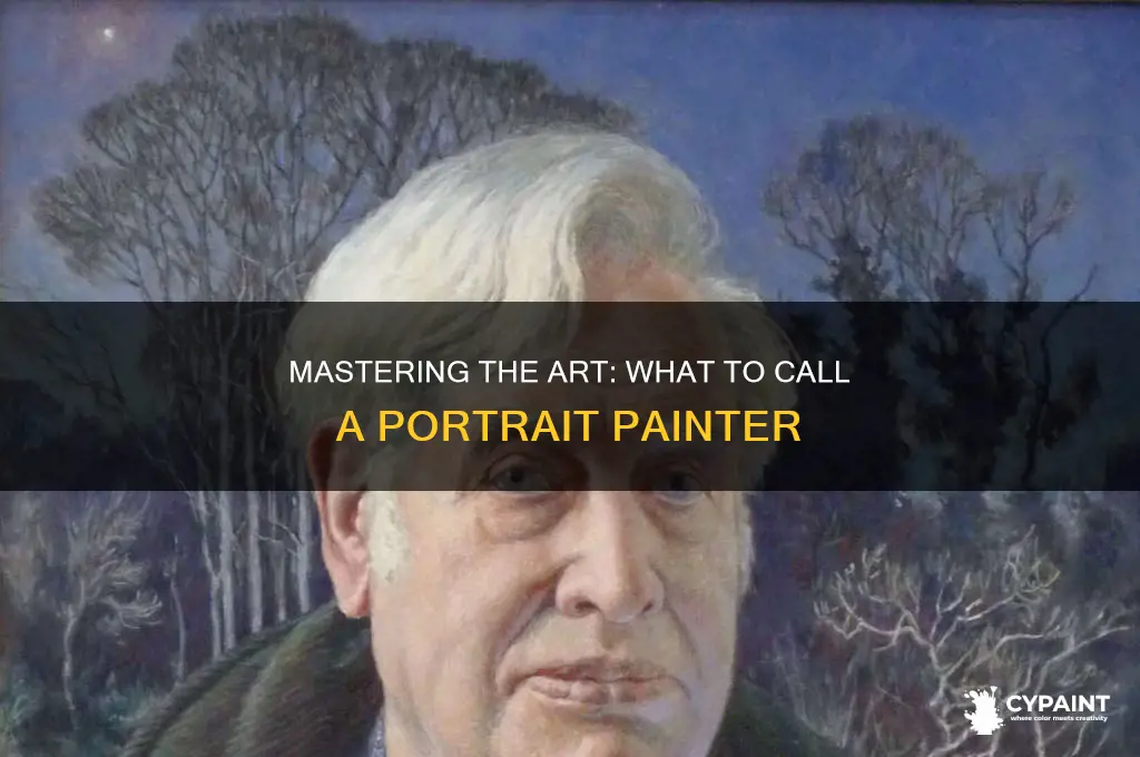 what do you call someone who paints portraits
