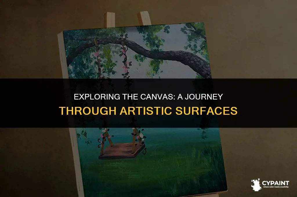 what do you call the material an artist paints on