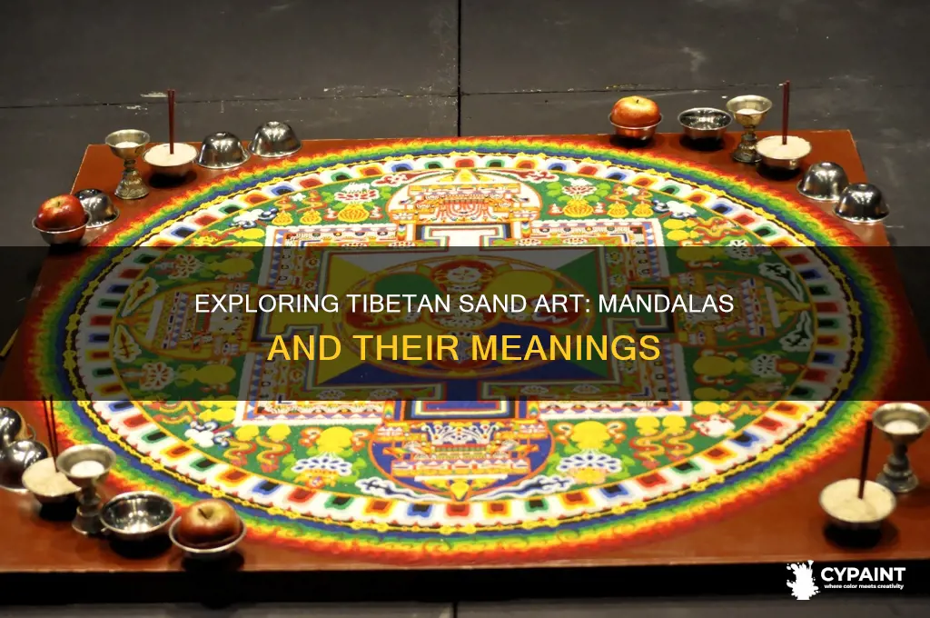 what do you call the sand paintings in tibet
