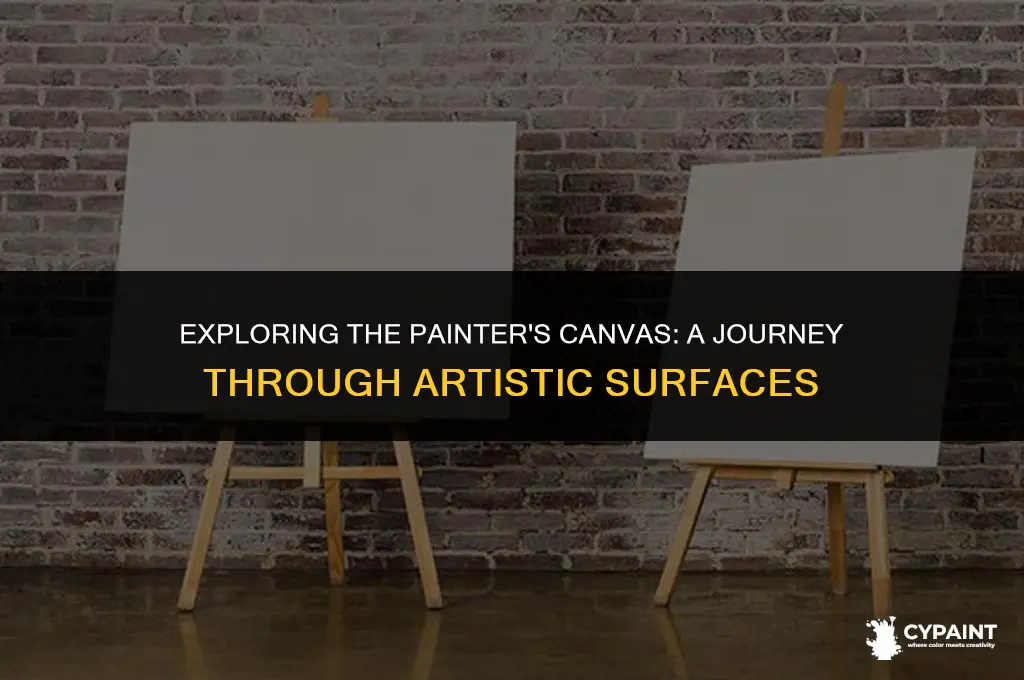 what do you call the surface a painter works on