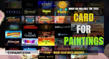 The Art of Naming: Understanding Painting Title Cards