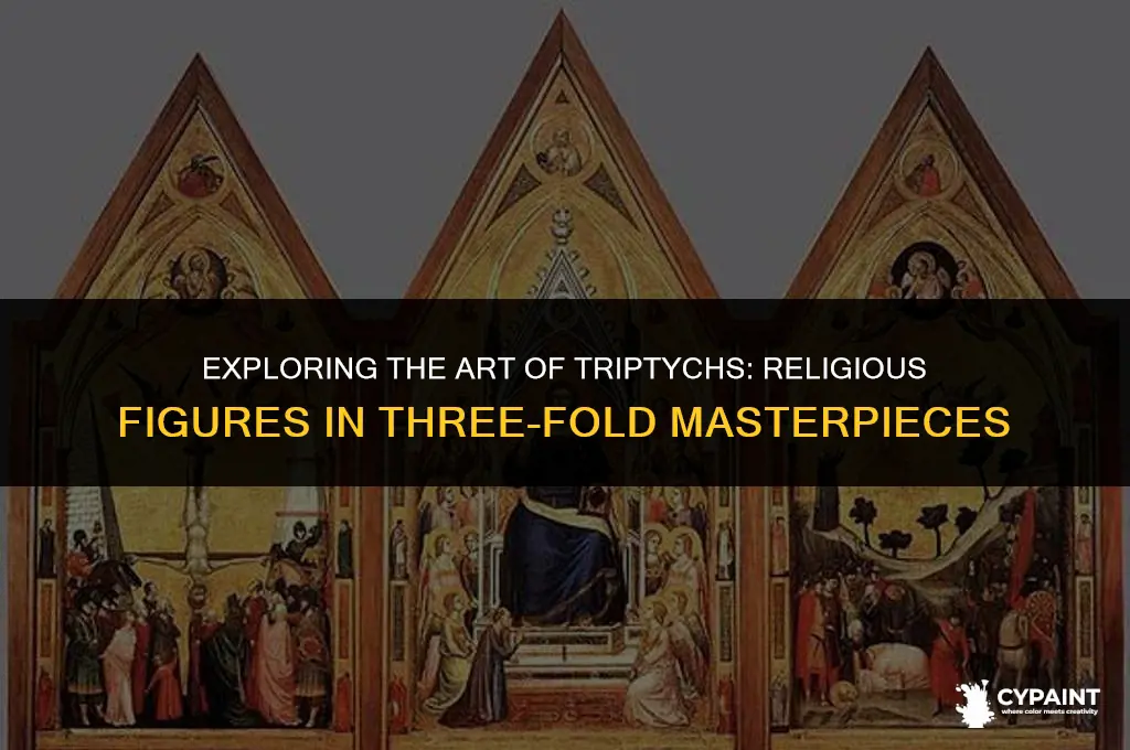 what do you call tri fold paintings of religous figures