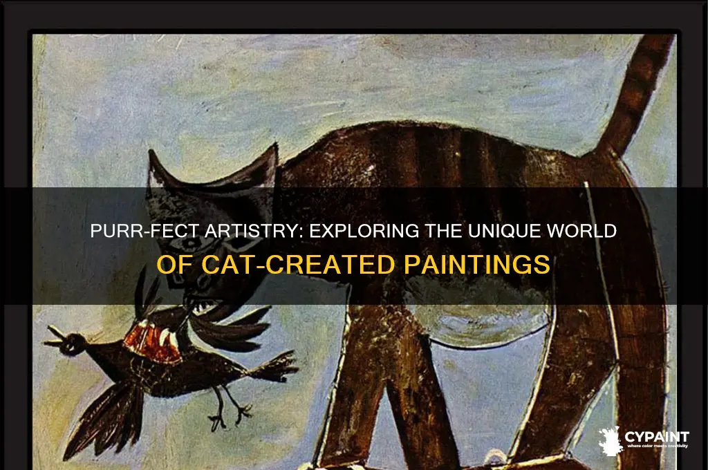 what do you calla painting by a cat
