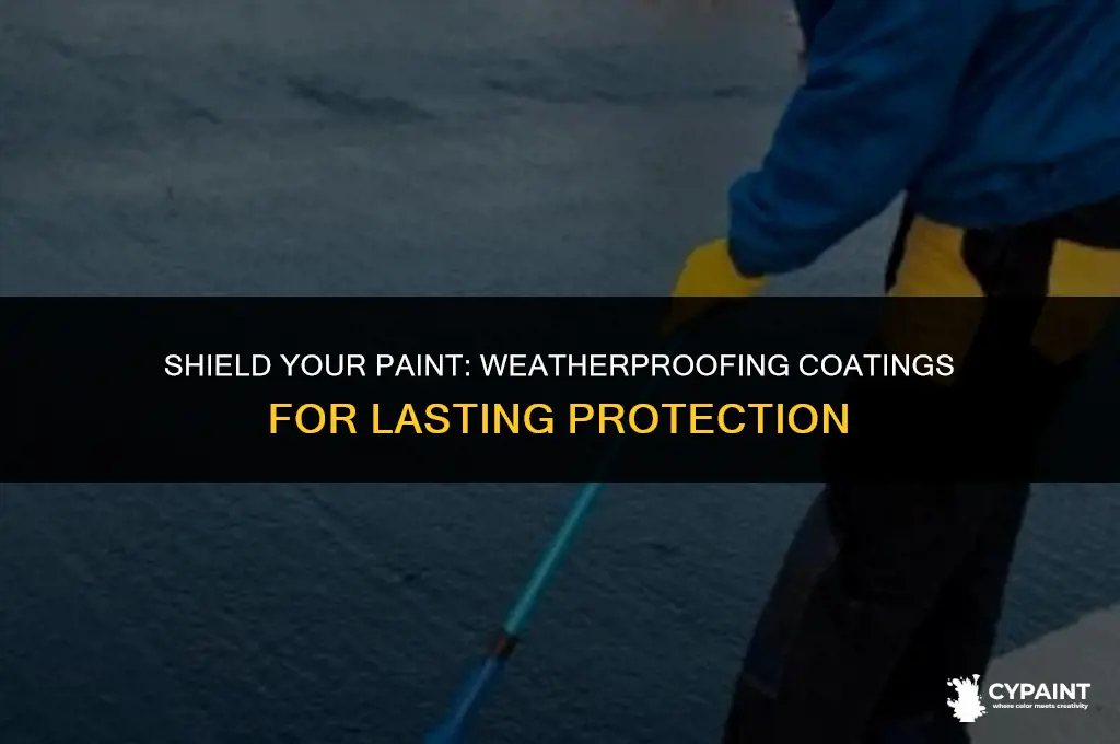 what do you coat paint with to prevent weather damage