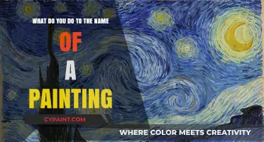 Unveiling the Mystery: What's in a Painting's Name?