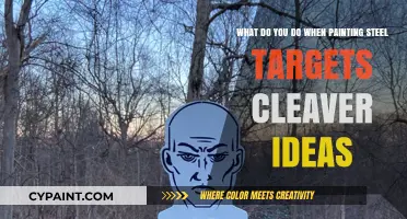 Precision Painting: Creative Ideas for Steel Targets and Cleavers