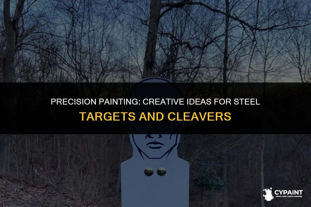 what do you do when painting steel targets cleaver ideas