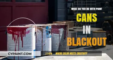 Blackout Creativity: Paint Can Possibilities