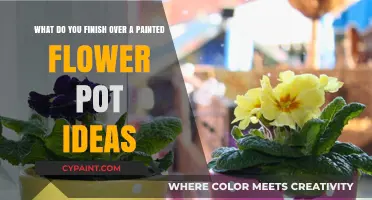 Creative Touches: Finishing Ideas for Your Painted Flower Pot