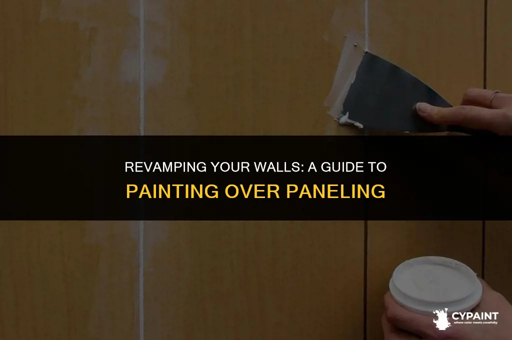 what do you have to do to paint over paneling
