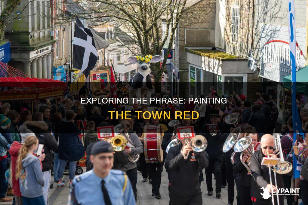 what do you mean by painting the town red