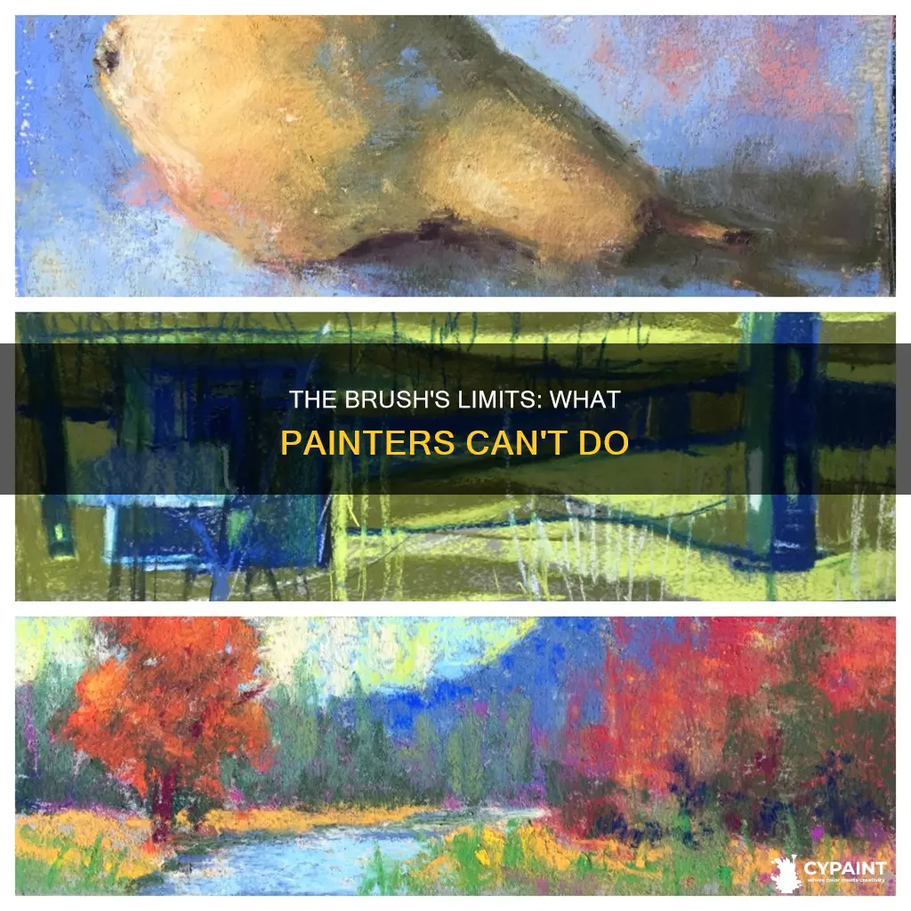 what do you notice that a painter cannot do