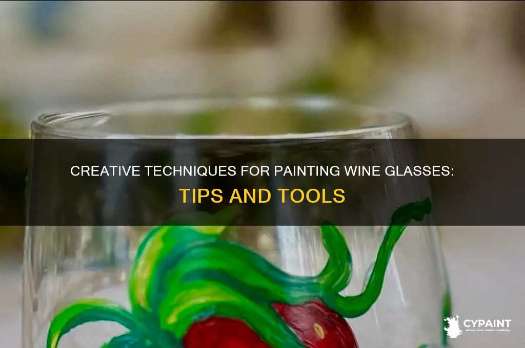 what do you paint a wine glass with