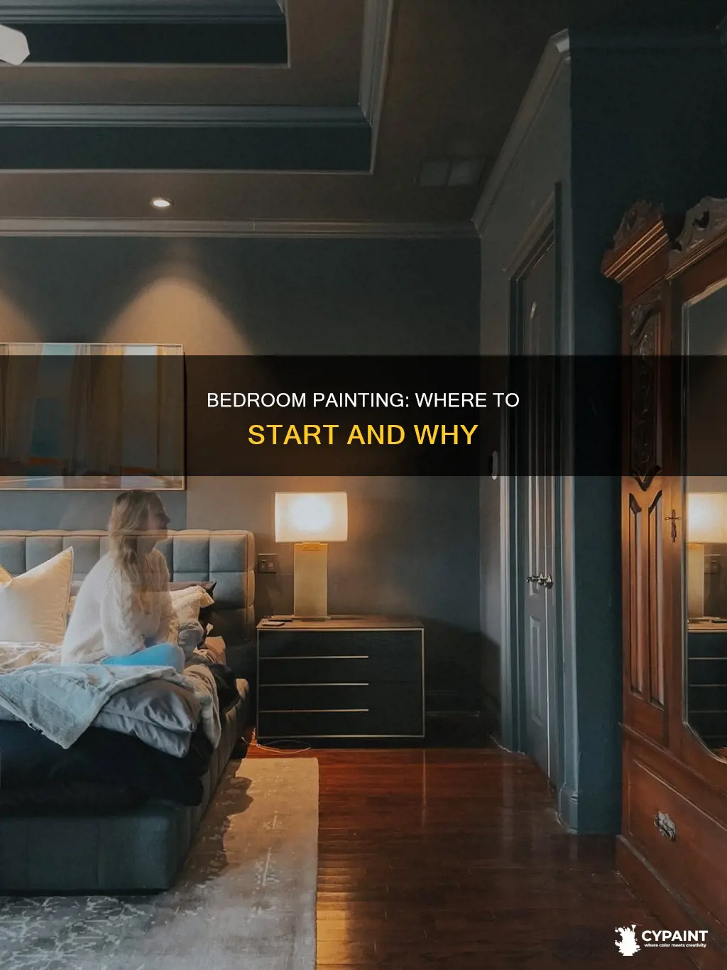 what do you paint first in the bed room