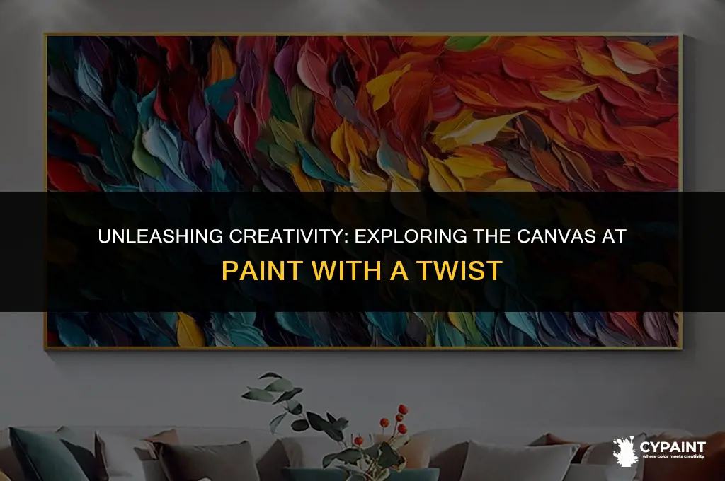what do you paint on at paint with a twist