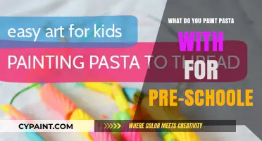 Creative Painting with Pasta for Preschoolers