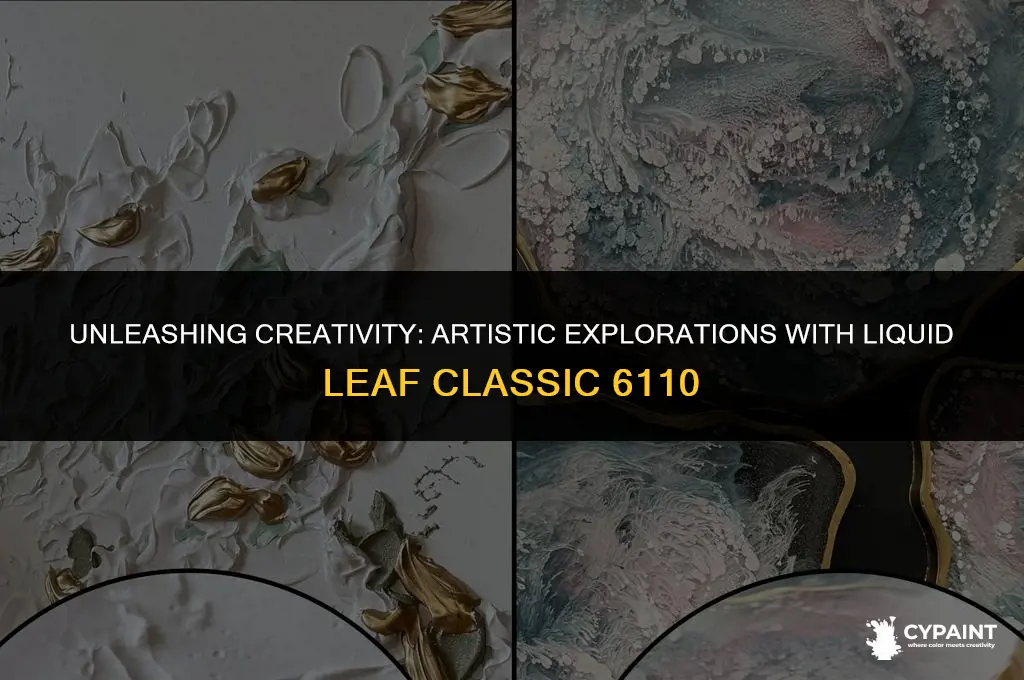 what do you paint with the liquid leaf classic 6110