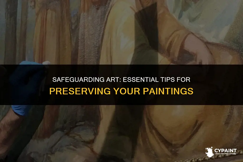 what do you put on a painting to preserve it