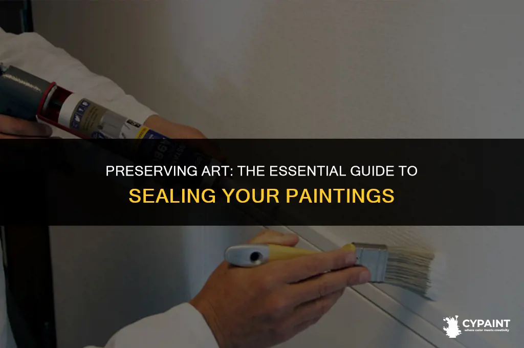 what do you put on a painting to seal it