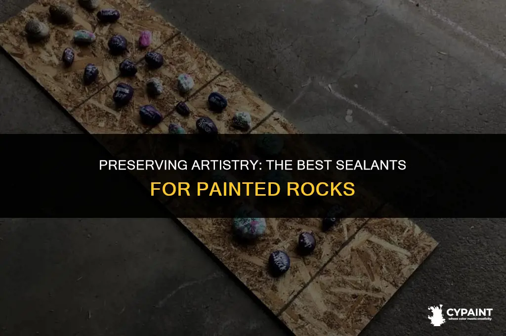 what do you put on painted rocks to seal them