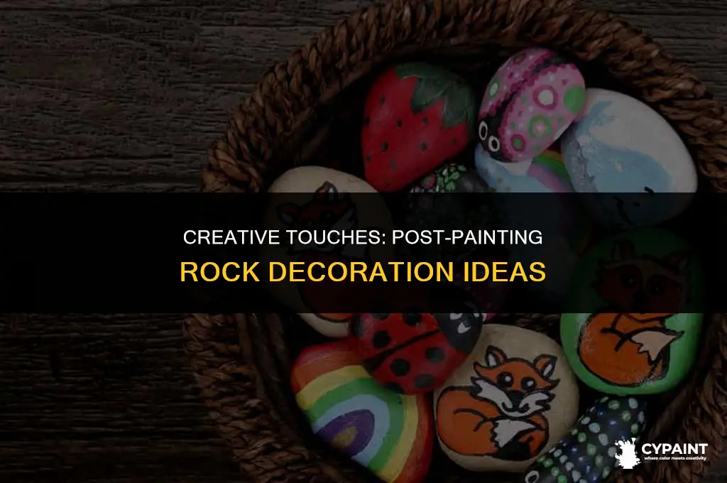 what do you put on rocks after you paint them