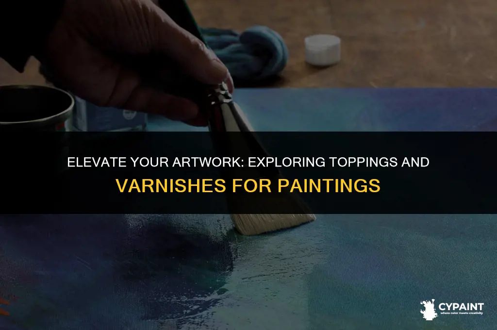 what do you put over the top of a painting