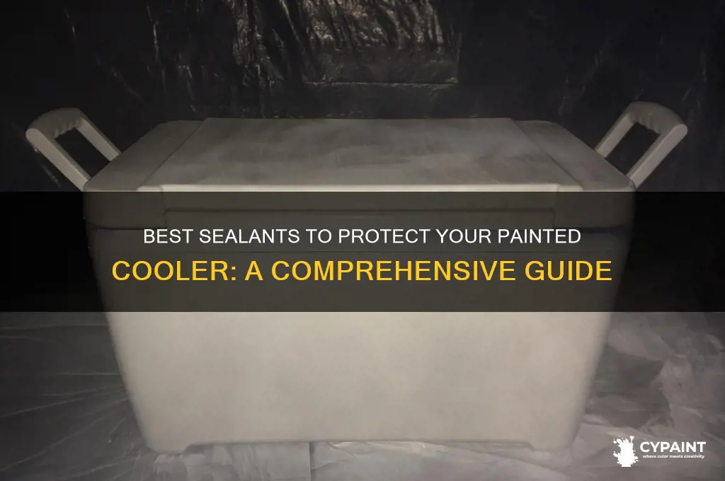 what do you seal a painted cooler with