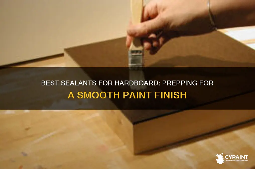 what do you seal hardboard with before painting