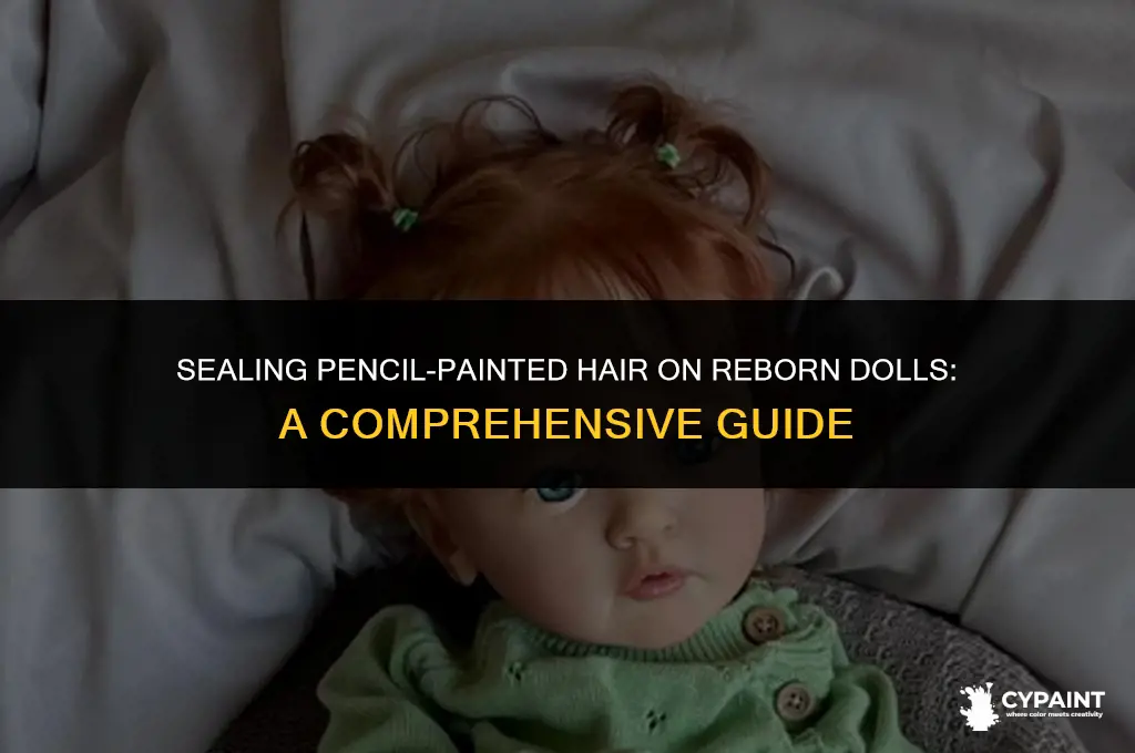 what do you seal pencil painted hair on reborn dolls