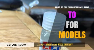 Mastering Model Painting: The Perfect Enamel Paint Thin-Out Ratio