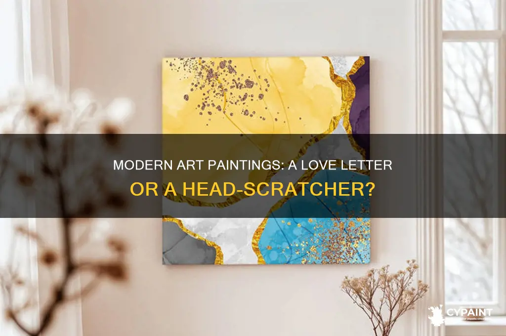 what do you think about modern art paintings