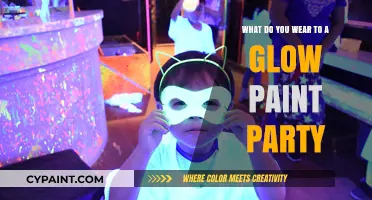 Glow Paint Party Attire: Shine Bright Like a Star