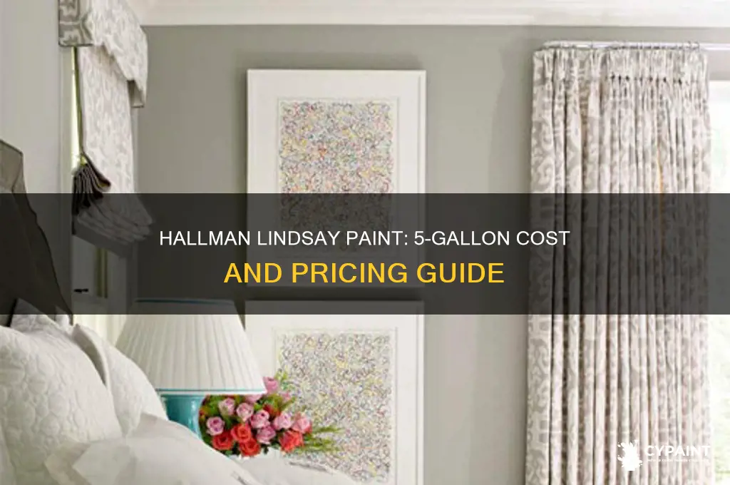 what does 5 gallons hallman lindsay paint cost