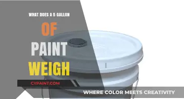 How Much Does a 5-Gallon Paint Bucket Weigh?