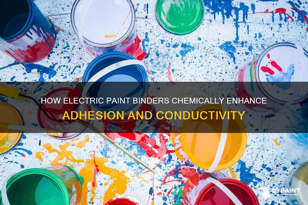 what does a electric paint binder chemically do