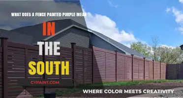 Decoding Southern Charm: The Significance of a Purple-Painted Fence