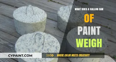 How Much Does a Gallon of Paint Weigh? A Comprehensive Guide