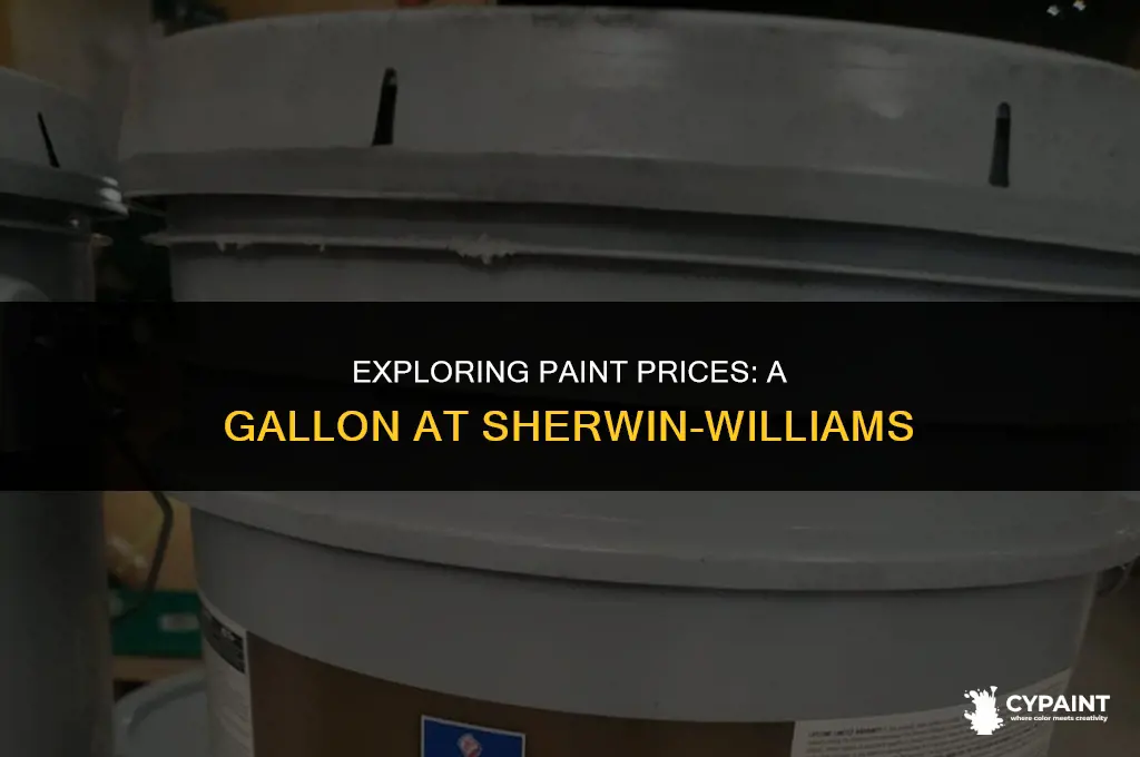 what does a gallon of paint cost at sherwin williams