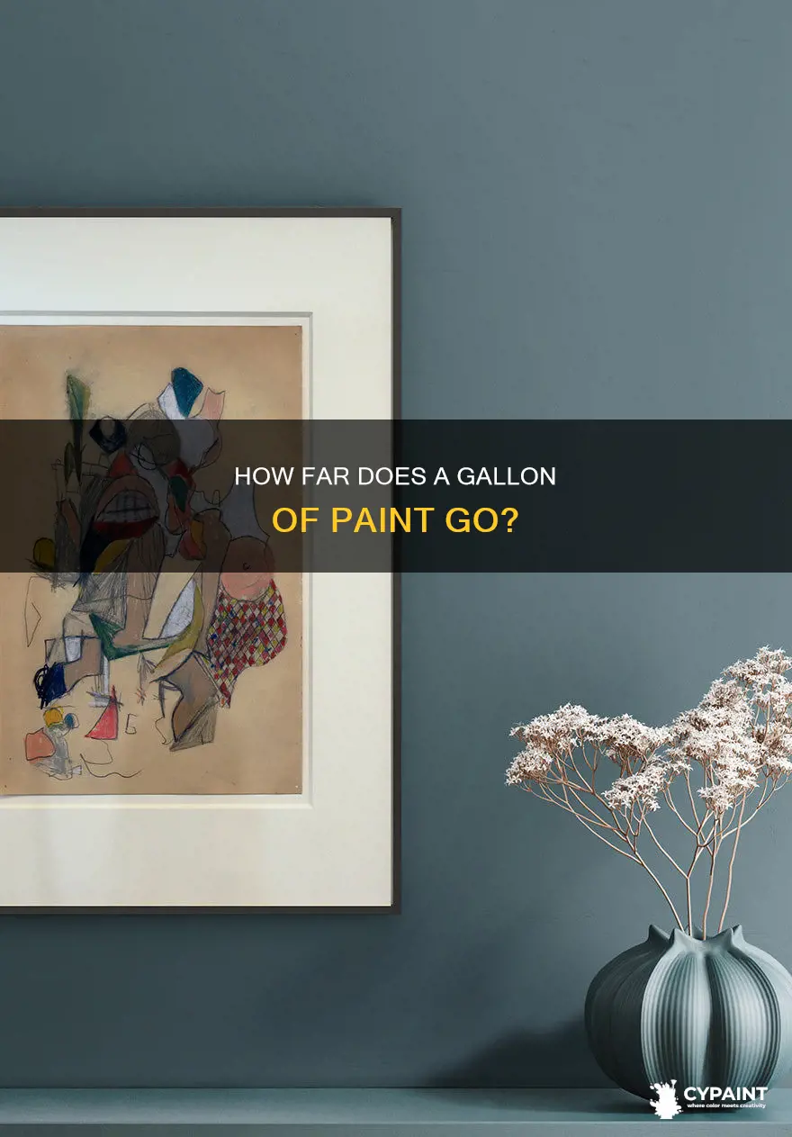 what does a gallon of paint square footage cover