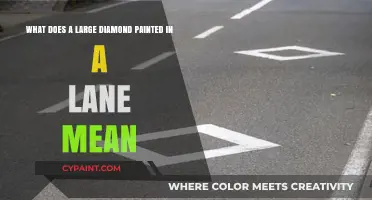 Decoding Road Markings: The Significance of Large Diamonds in Lanes